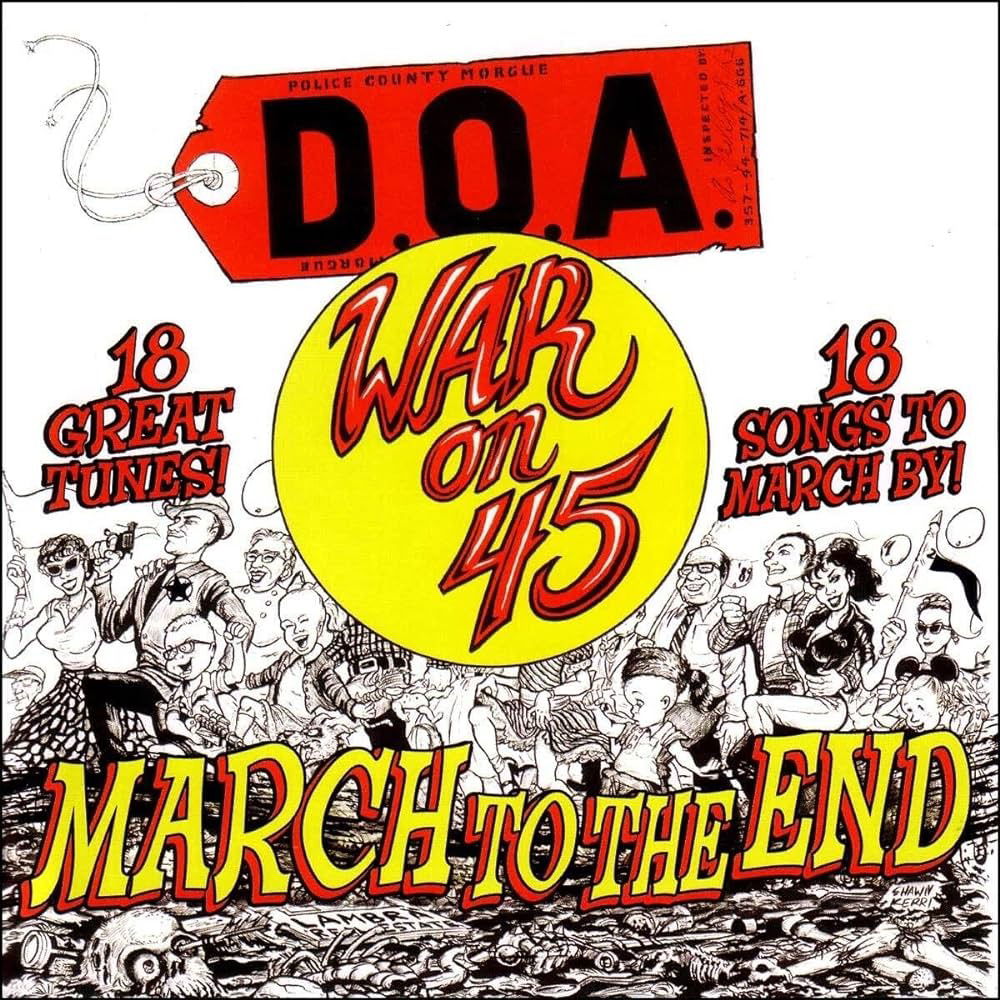 D.O.A. - War On 45 (LP) Cover Arts and Media | Records on Vinyl