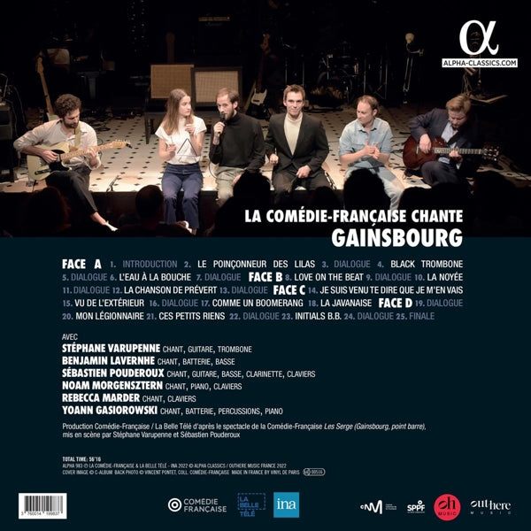 La Comedie-Francaise - Chante Gainsbourg (2 LPs) Cover Arts and Media | Records on Vinyl