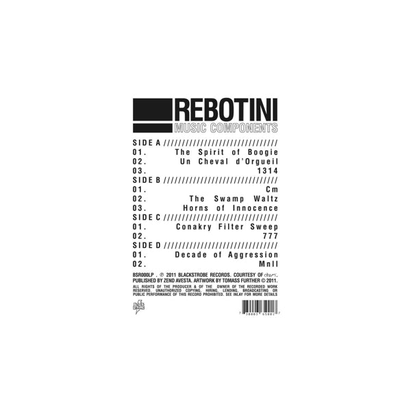  |  Vinyl LP | Arnaud Rebotini - Music Components (2 LPs) | Records on Vinyl
