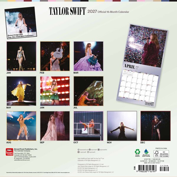 Taylor Swift Calendar