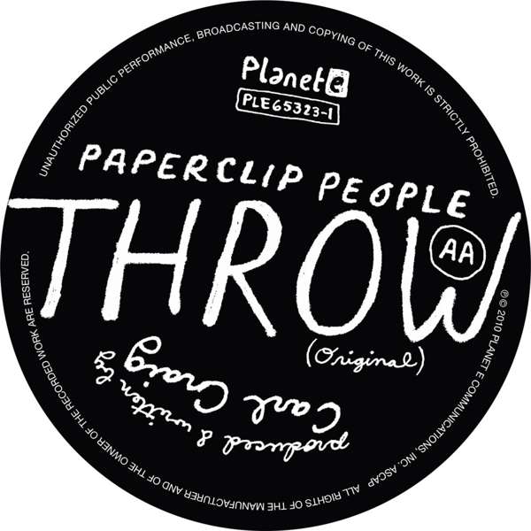 Paperclip People & Lcd Soundsystem - Throw (Single) Cover Arts and Media | Records on Vinyl