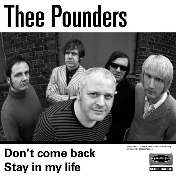 Thee Pounders - Don't Come Back/Stay In My Life (Single) Cover Arts and Media | Records on Vinyl