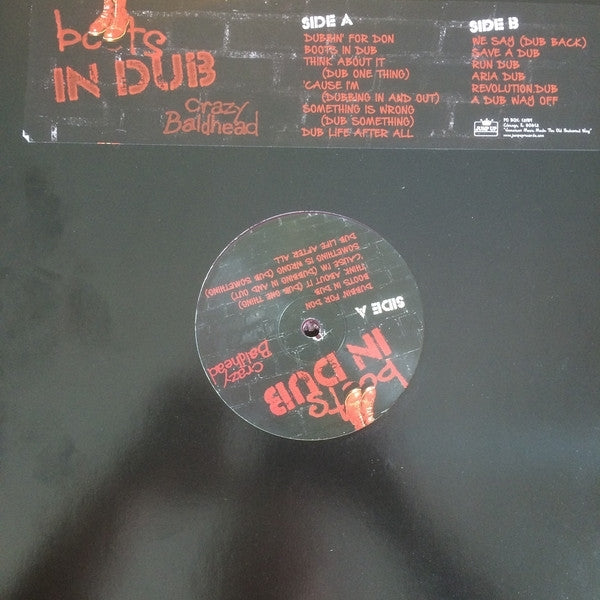  |   | Crazy Baldhead - Boots Embraces In Dub (LP) | Records on Vinyl