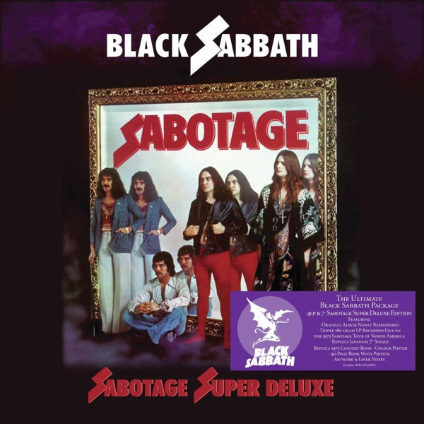  |   | Black Sabbath - Sabotage Super Deluxe (5 LPs) | Records on Vinyl