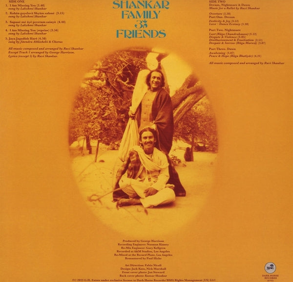 Ravi Shankar - Shankar Family & Friends (LP) Cover Arts and Media | Records on Vinyl