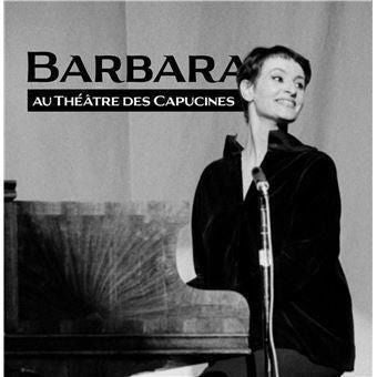 Barbara - Barbara Au Theatre Des Capucin (LP) Cover Arts and Media | Records on Vinyl