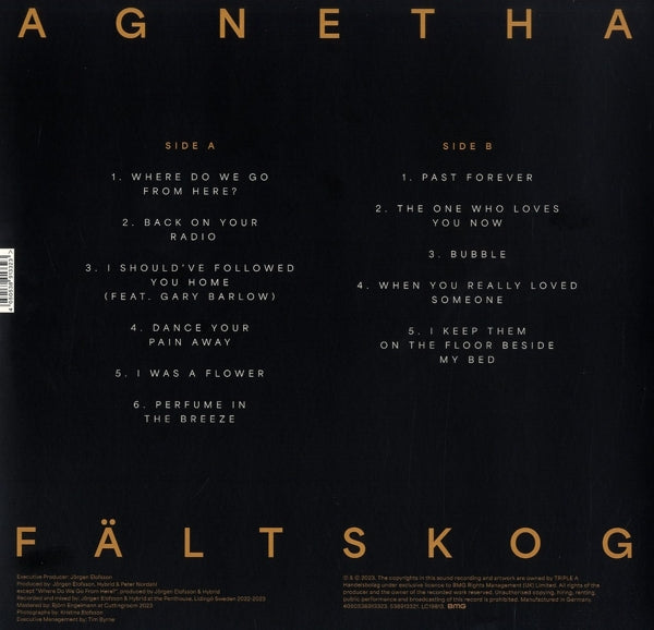 Agnetha Faltskog - A+ (LP) Cover Arts and Media | Records on Vinyl