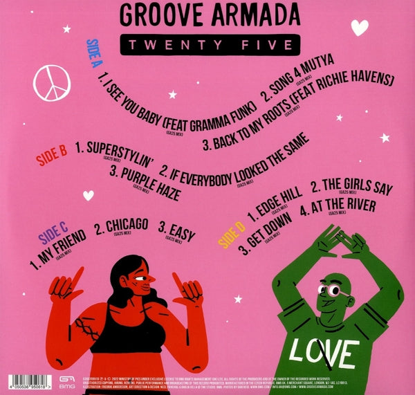 Groove Armada - Ga25 (2 LPs) Cover Arts and Media | Records on Vinyl