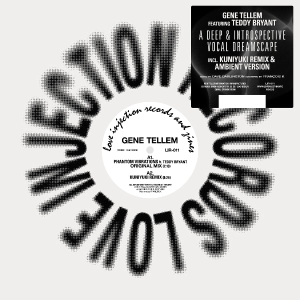  |  12" Single | Gene Tellem - Phantom Vibrations (Single) | Records on Vinyl