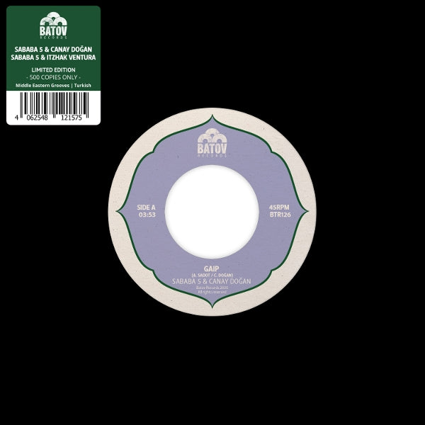  |  7" Single | Sababa 5 & Canay Dogan & Itzhak Ventura - Gaip / Seher (Single) | Records on Vinyl