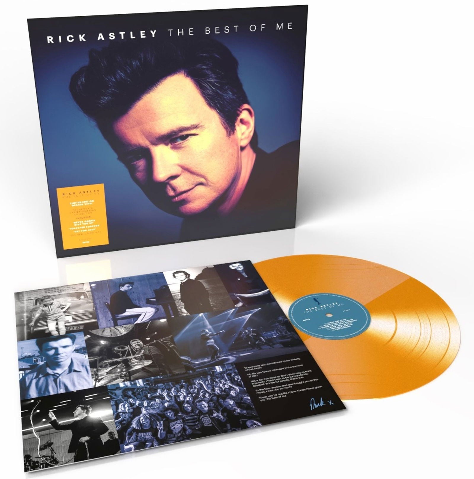 Rick Astley - The Best of Me (LP) Cover Arts and Media | Records on Vinyl