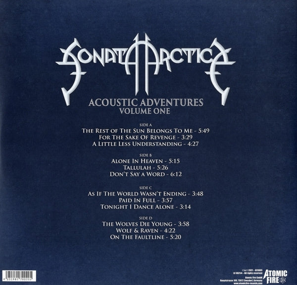 Sonata Arctica - Acoustic Adventures - Volume One (2 LPs) Cover Arts and Media | Records on Vinyl