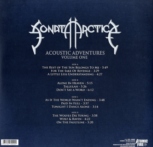 Sonata Arctica - Acoustic Adventures - Volume One (2 LPs) Cover Arts and Media | Records on Vinyl