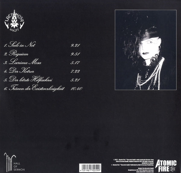 Lacrimosa - Angst (LP) Cover Arts and Media | Records on Vinyl