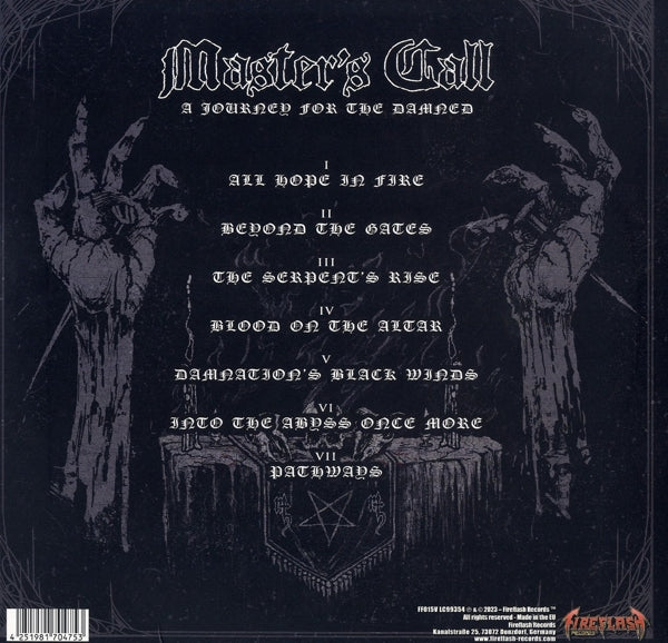 Master's Call - A Journey For the Damned (LP) Cover Arts and Media | Records on Vinyl