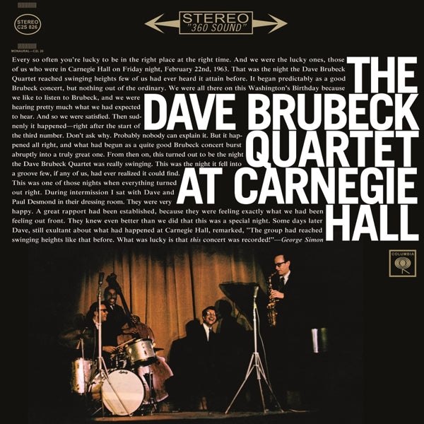  |   | Dave Quartet Brubeck - At Carnegie Hall (2 LPs) | Records on Vinyl