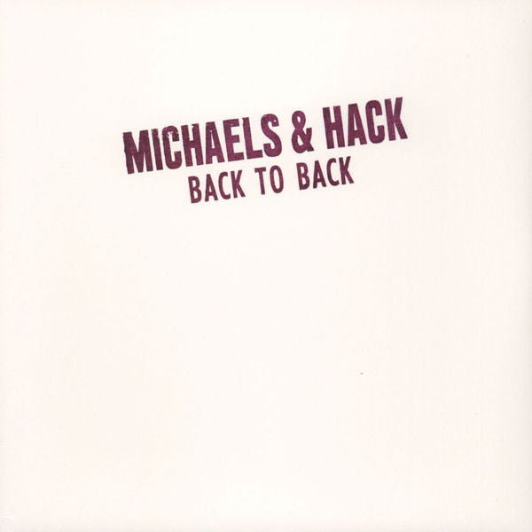 Michaels & Hack - Back To Back (LP) Cover Arts and Media | Records on Vinyl