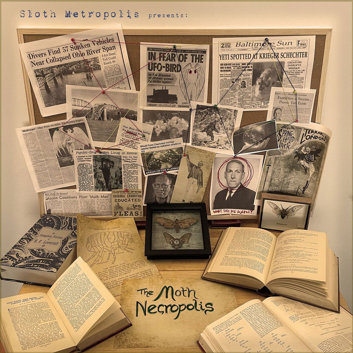 Sloth Metropolis - Moth Necropolis (LP) Cover Arts and Media | Records on Vinyl