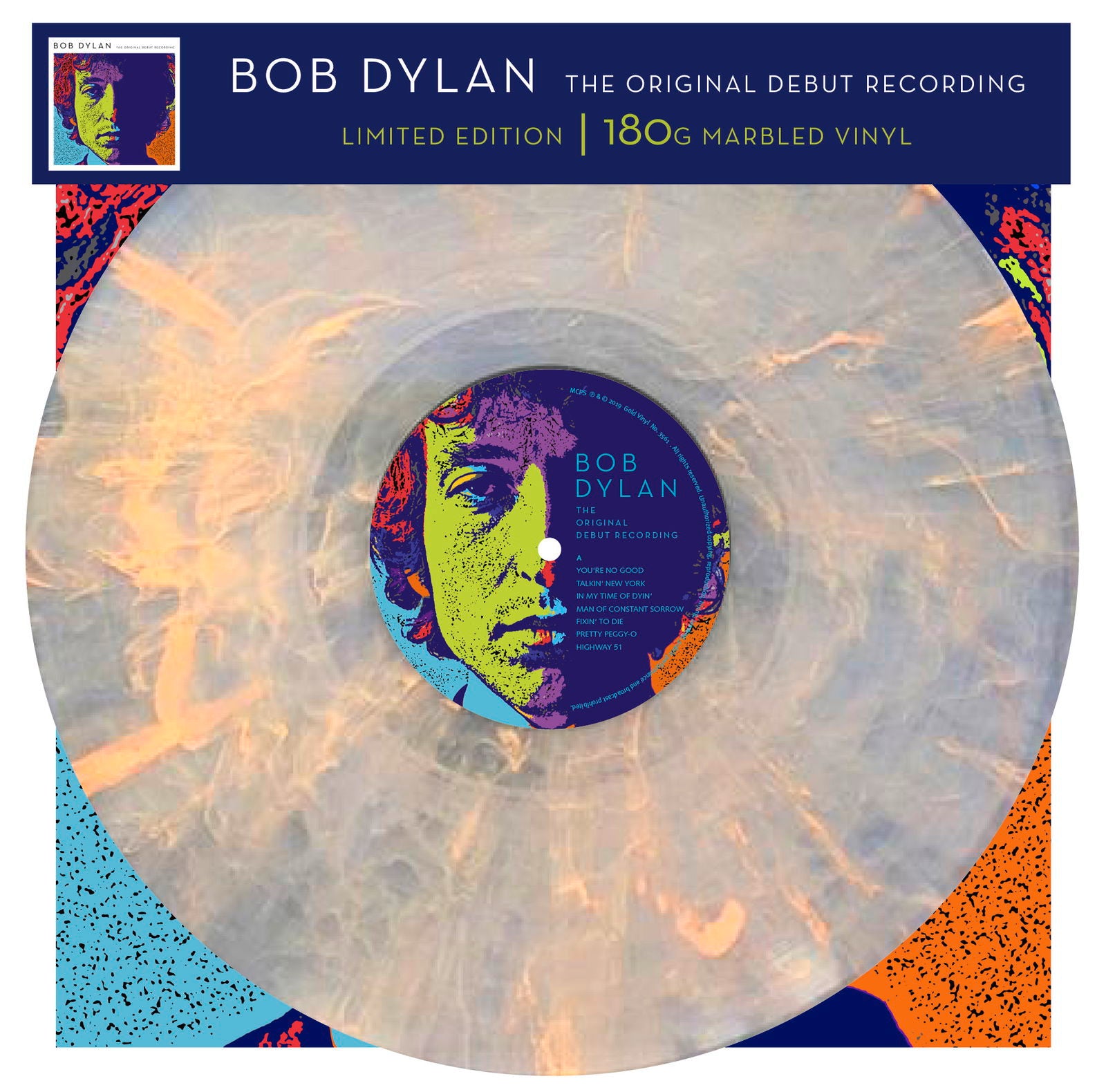 Bob Dylan - Original Debut Recording (LP) Cover Arts and Media | Records on Vinyl