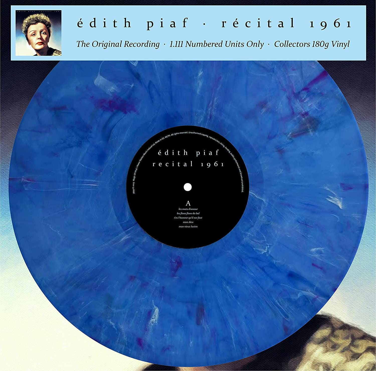 Edith Piaf - Recital 1961 (the Original Recording) (LP) Cover Arts and Media | Records on Vinyl