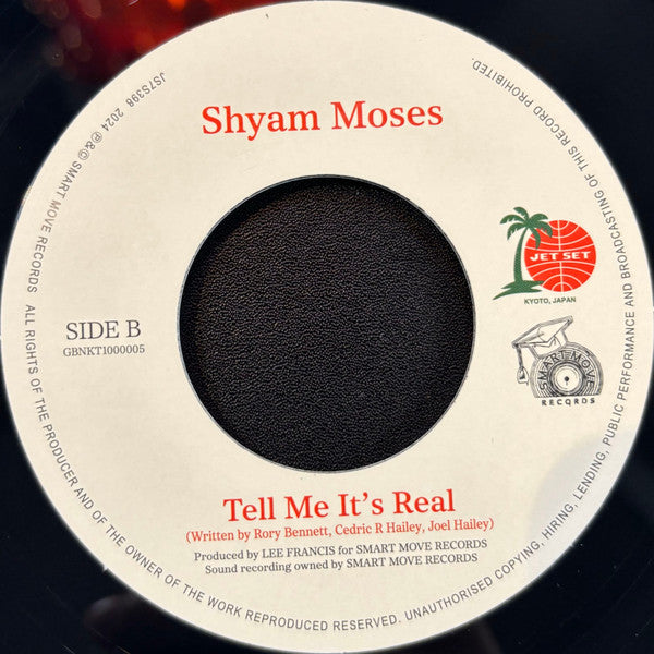 Shyam Moses - Heal the World / Tell Me It's Real (Single) Cover Arts and Media | Records on Vinyl