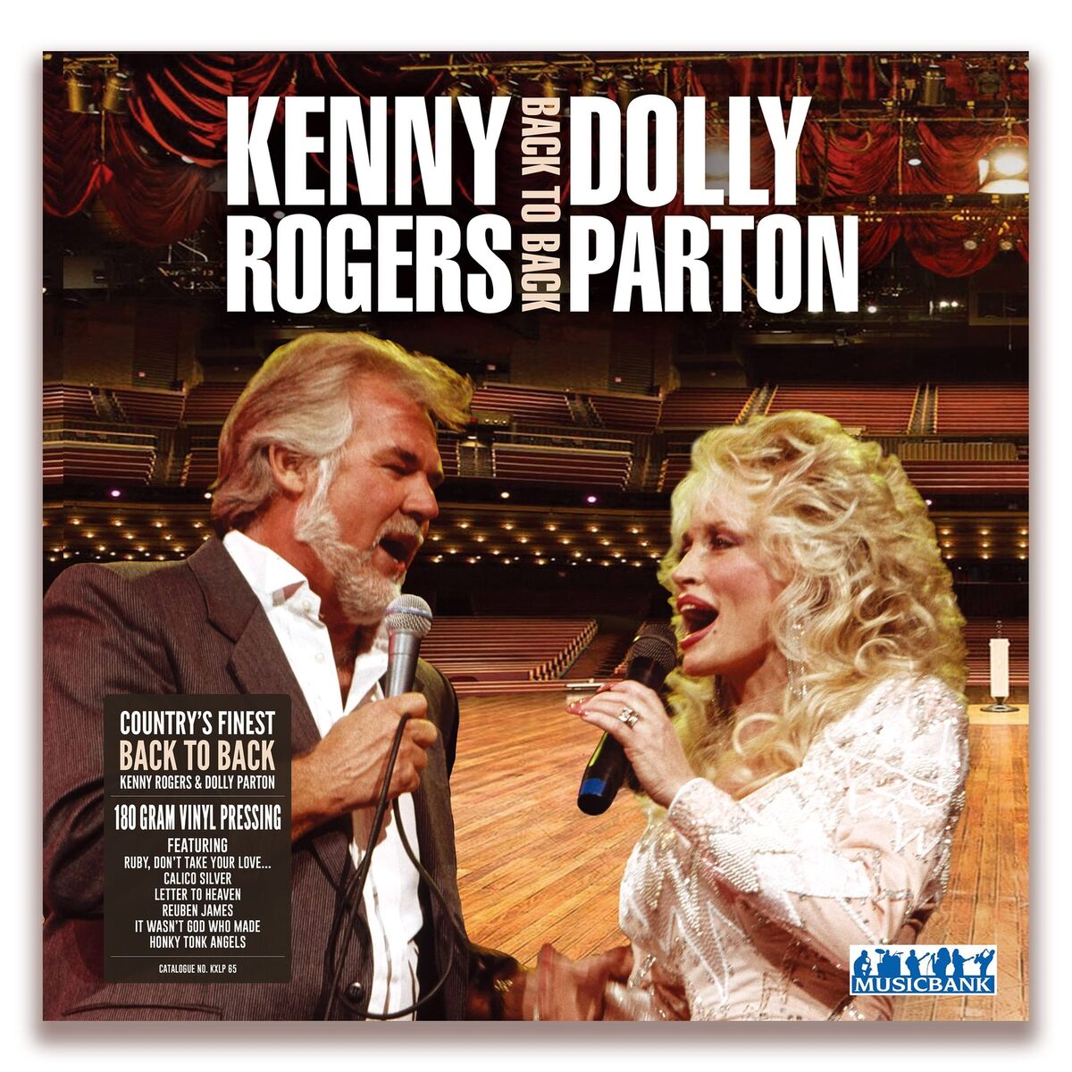 Kenny & Dolly - Back To Back (LP) Cover Arts and Media | Records on Vinyl