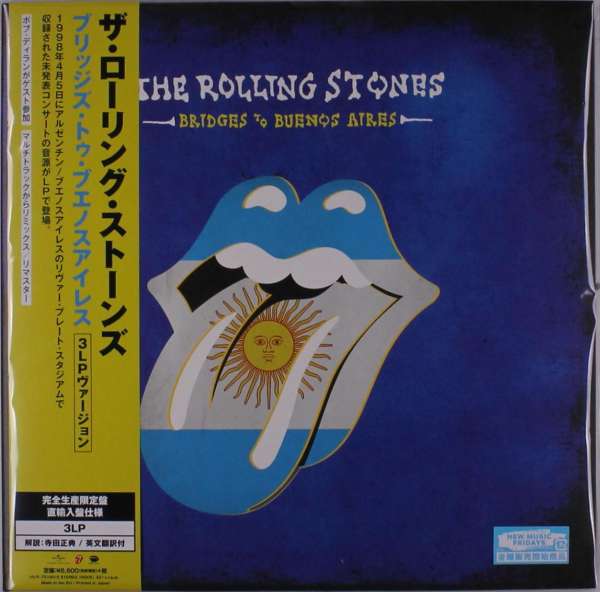 Rolling Stones - Bridges To Buenos Aires - Live At Estadio Monumental (3 LPs) Cover Arts and Media | Records on Vinyl