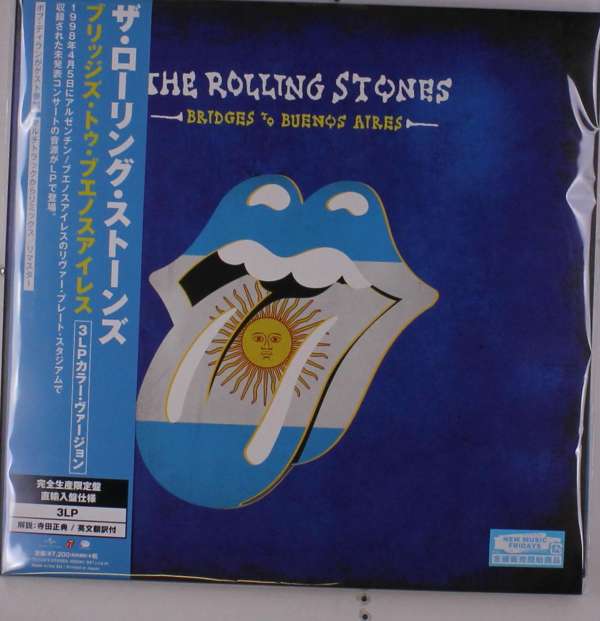 Rolling Stones - Bridges To Buenos Aires - Live At Estadio Monumental (3 LPs) Cover Arts and Media | Records on Vinyl