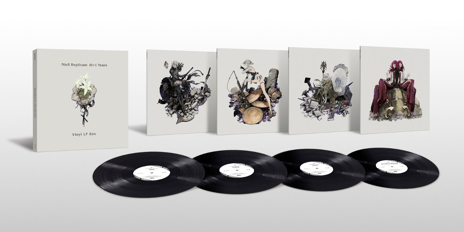 Original Motion Picture Soundt - Nier Replicant -10+1 Years- (4 LPs) Cover Arts and Media | Records on Vinyl