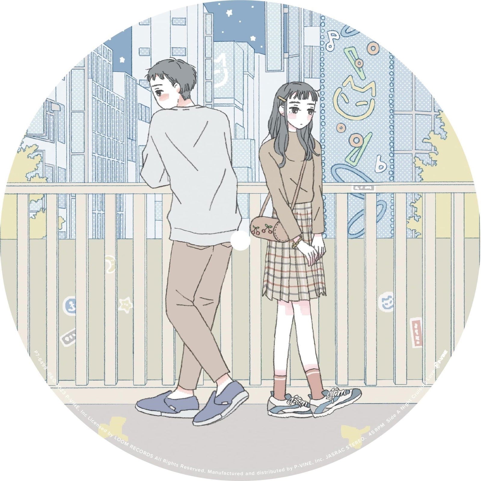Uchu Nekoko - Night Cruising Love/Parks (Single) Cover Arts and Media | Records on Vinyl