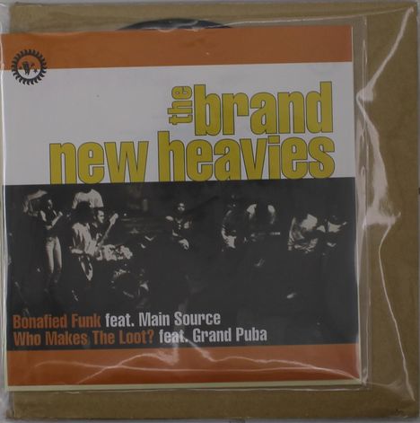 Brand New Heavies - Bonafied Funk Feat. Main Source/Who Makes the Loot? Feat. Grand Puba (LP) Cover Arts and Media | Records on Vinyl