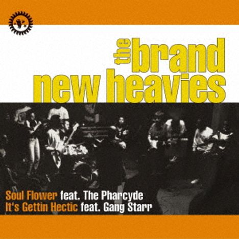 Brand New Heavies - Soul Flower Feat. the Pharcyde / It's Gettin Hectic Feat. Gang Starr (Single) Cover Arts and Media | Records on Vinyl