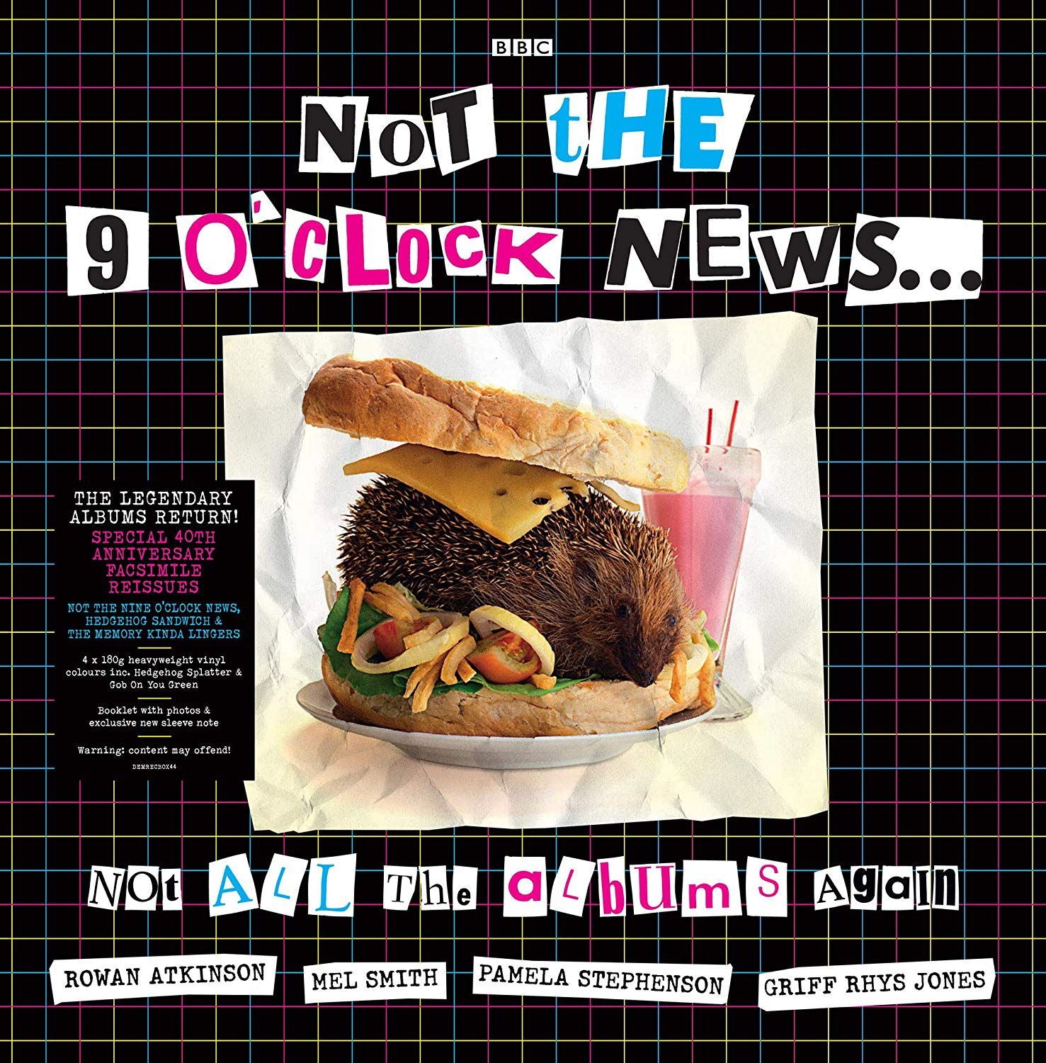 Not the Nine O'Clock News - Not All the Albums Again (4 LPs) Cover Arts and Media | Records on Vinyl