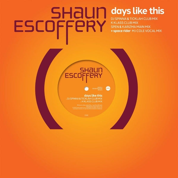  |   | Shaun Escoffery - Days Like This (Single) | Records on Vinyl