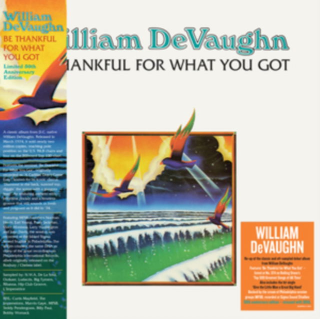William Devaughn - Be Thankful For What You Got (LP) Cover Arts and Media | Records on Vinyl