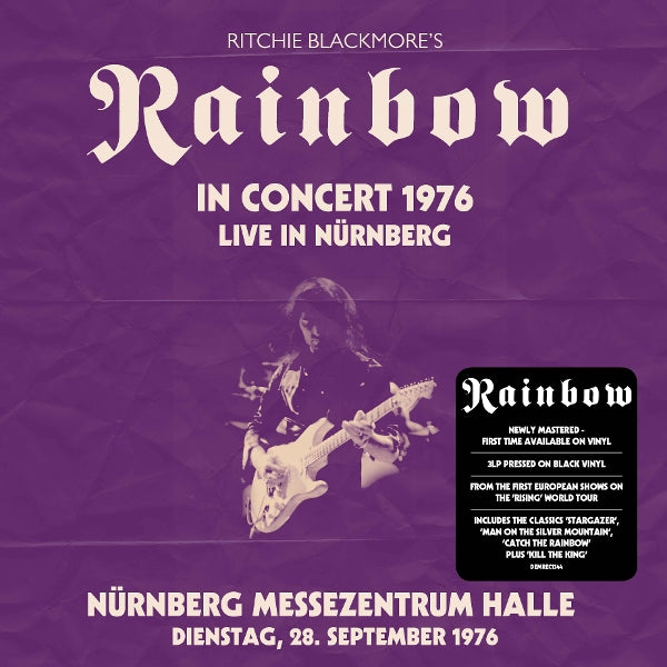  |  Vinyl LP | Ritchie Blackmore's Rainbow - Live In Nurnberg 1976 - Nurnberg Messezentrum Halle 28.9.1976 (3 LPs) | Records on Vinyl