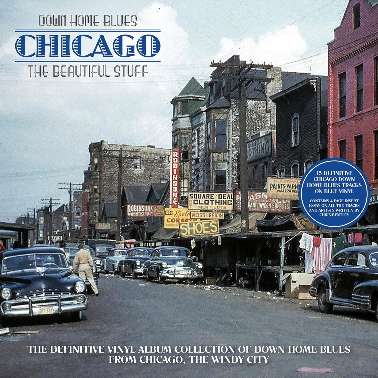V/A - Down Home Blues - Chicago the Beautiful Stuff (LP) Cover Arts and Media | Records on Vinyl
