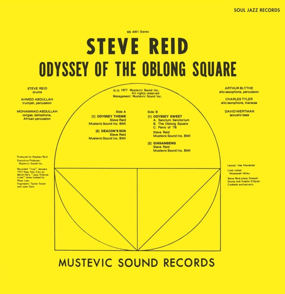 Steve Reid - Odyssey of the Oblong Square (LP) Cover Arts and Media | Records on Vinyl