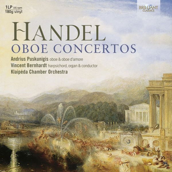 Andrius & Vincent Bernhardt & Klaipeda Chamber Orchestra Puskunigis - Handel: Oboe Concertos (LP) Cover Arts and Media | Records on Vinyl