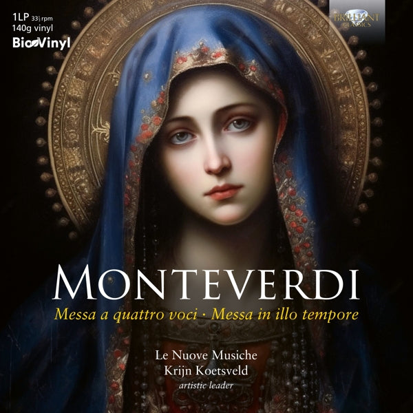 Le Nuove Musiche & Krijn Koetsveld - Monteverdi: Messa a Quattro Voci, Messa In Illo Tempore (LP) Cover Arts and Media | Records on Vinyl