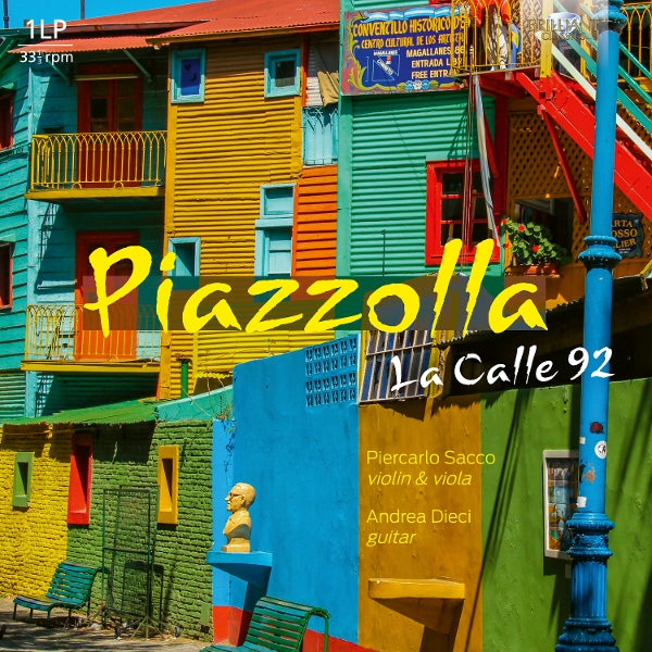  |  Vinyl LP | Piercarlo & Andrea Dieci Sacco - Piazzolla: La Calle 92 (LP) | Records on Vinyl