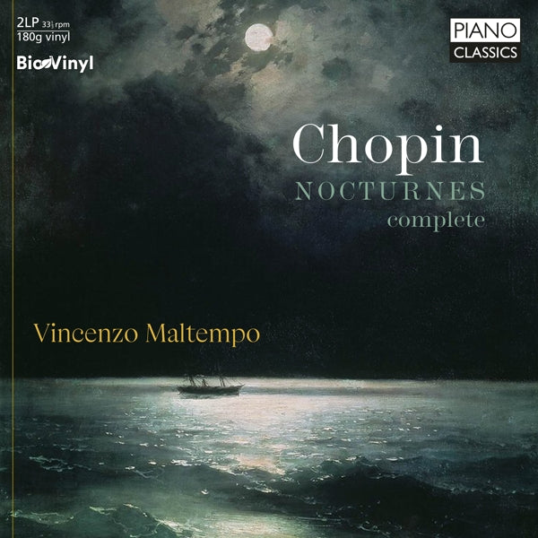 Vincenzo Maltempo - Chopin: Nocturnes Complete (2 LPs) Cover Arts and Media | Records on Vinyl