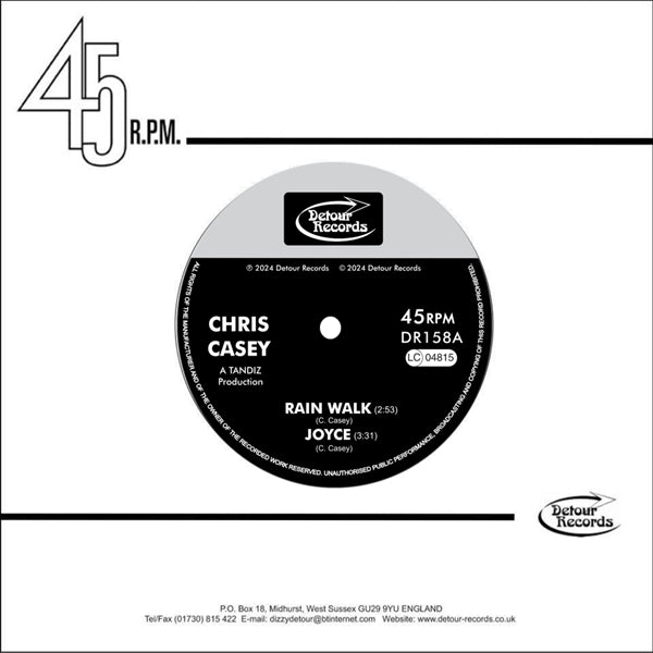  |   | Chris Casey - Rain Walk (Single) | Records on Vinyl