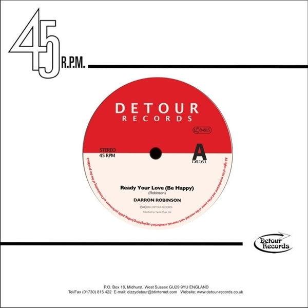  |   | Darron Robinson - Ready You Love (Be Happy) (Single) | Records on Vinyl