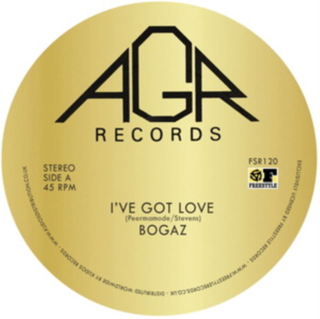 Bogaz - I've Got Love (Single) Cover Arts and Media | Records on Vinyl