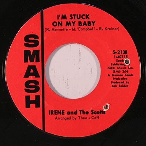 Irene and the Scotts & the Chantels - Im Stuck On My Baby/Indian Giver (Single) Cover Arts and Media | Records on Vinyl