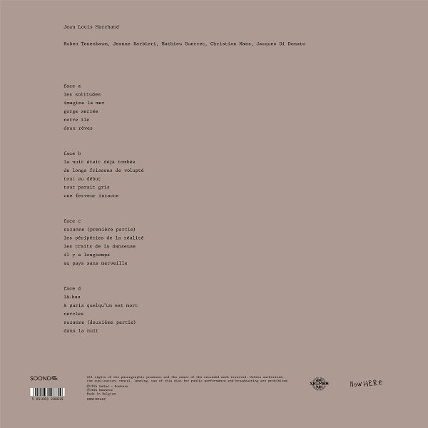  |  Vinyl LP | Jean-Louis Marchand - Je Ne Suis Pas Tombe (2 LPs) | Records on Vinyl