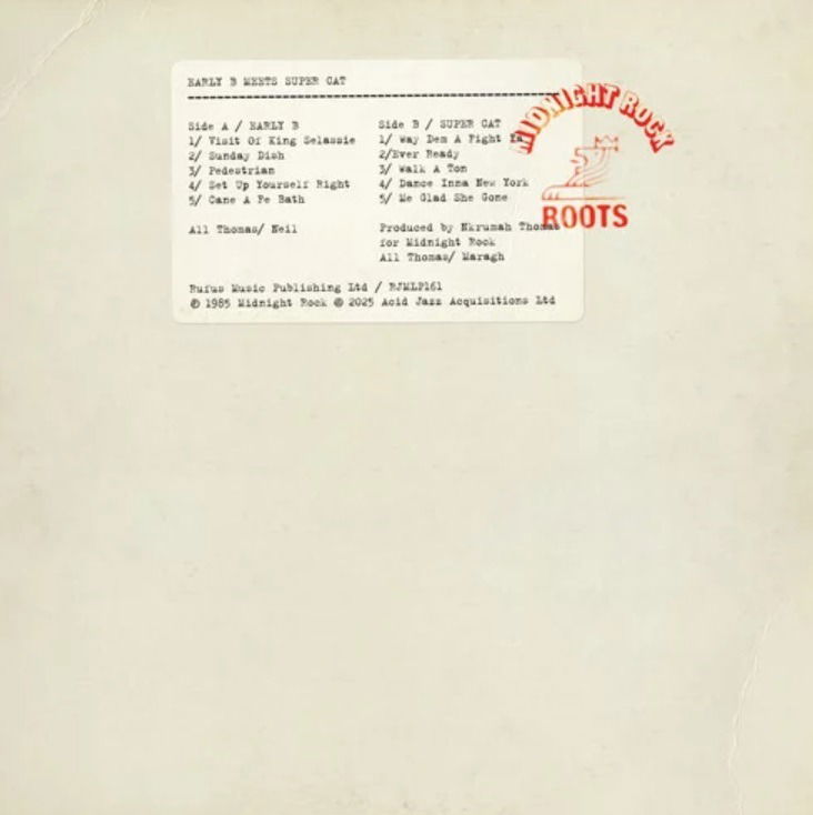 Early B & Super Cat - Early B Meets Super Cat (LP) Cover Arts and Media | Records on Vinyl