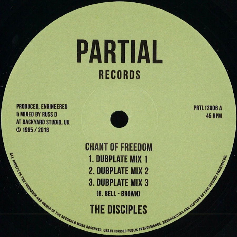 Disciples - Chant of Freedom/Armageddon (Single) Cover Arts and Media | Records on Vinyl