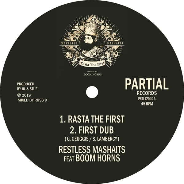  |   | Restless Mashaits Feat. Boom Horns - Rasta the First (Single) | Records on Vinyl